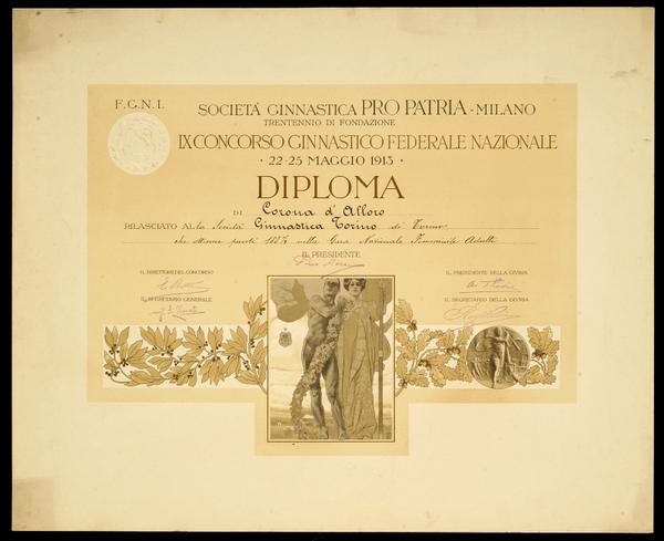 IX Concorso Ginnastico Federale Nazionale - Milano, 22-25 maggio 1913