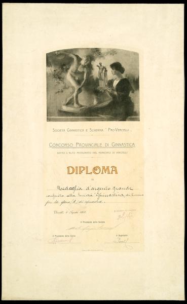 Concorso Provinciale di Ginnastica - Vercelli, 3 agosto 1902